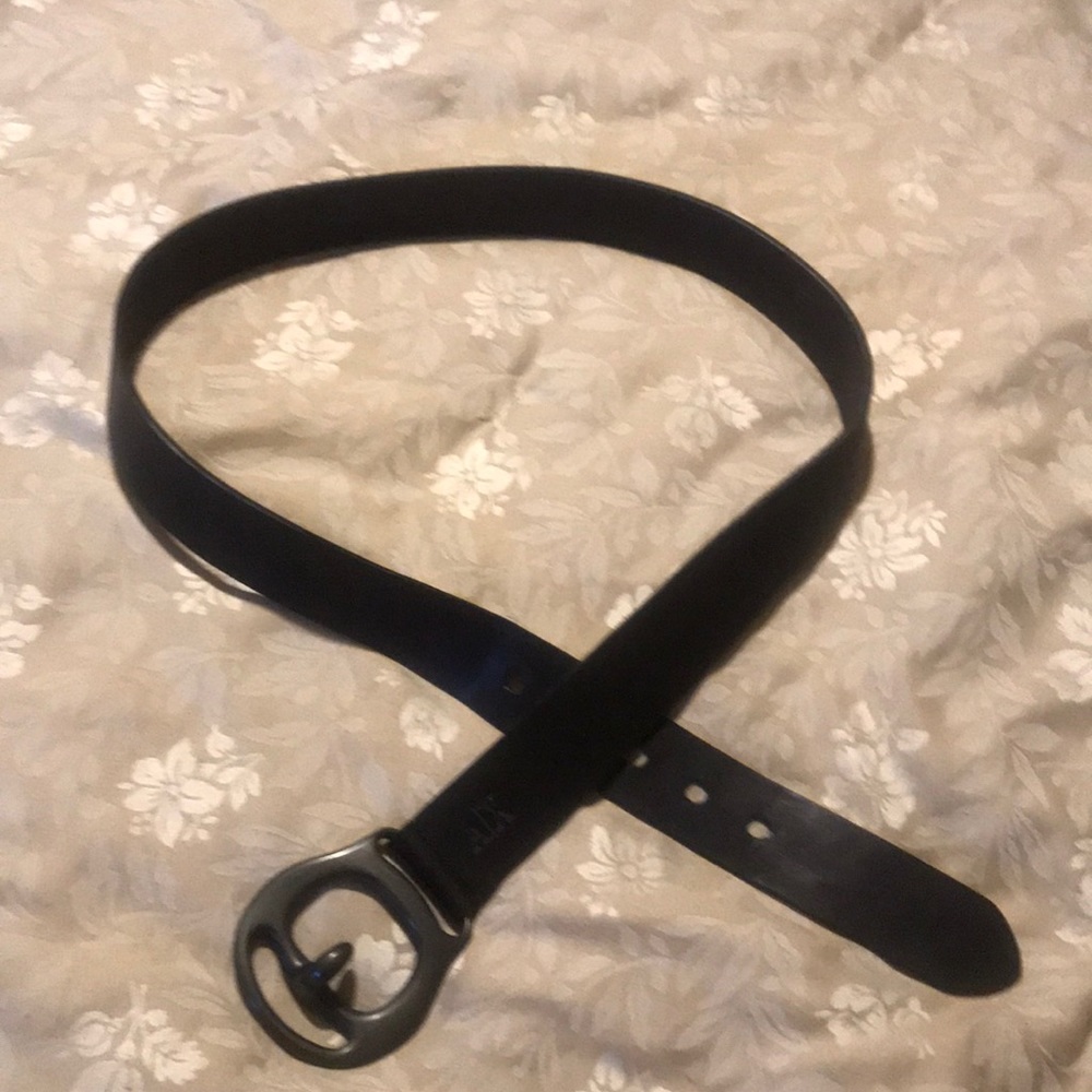 GENUINE LEATHER ARMANI EXCHANGE BLACK BELT